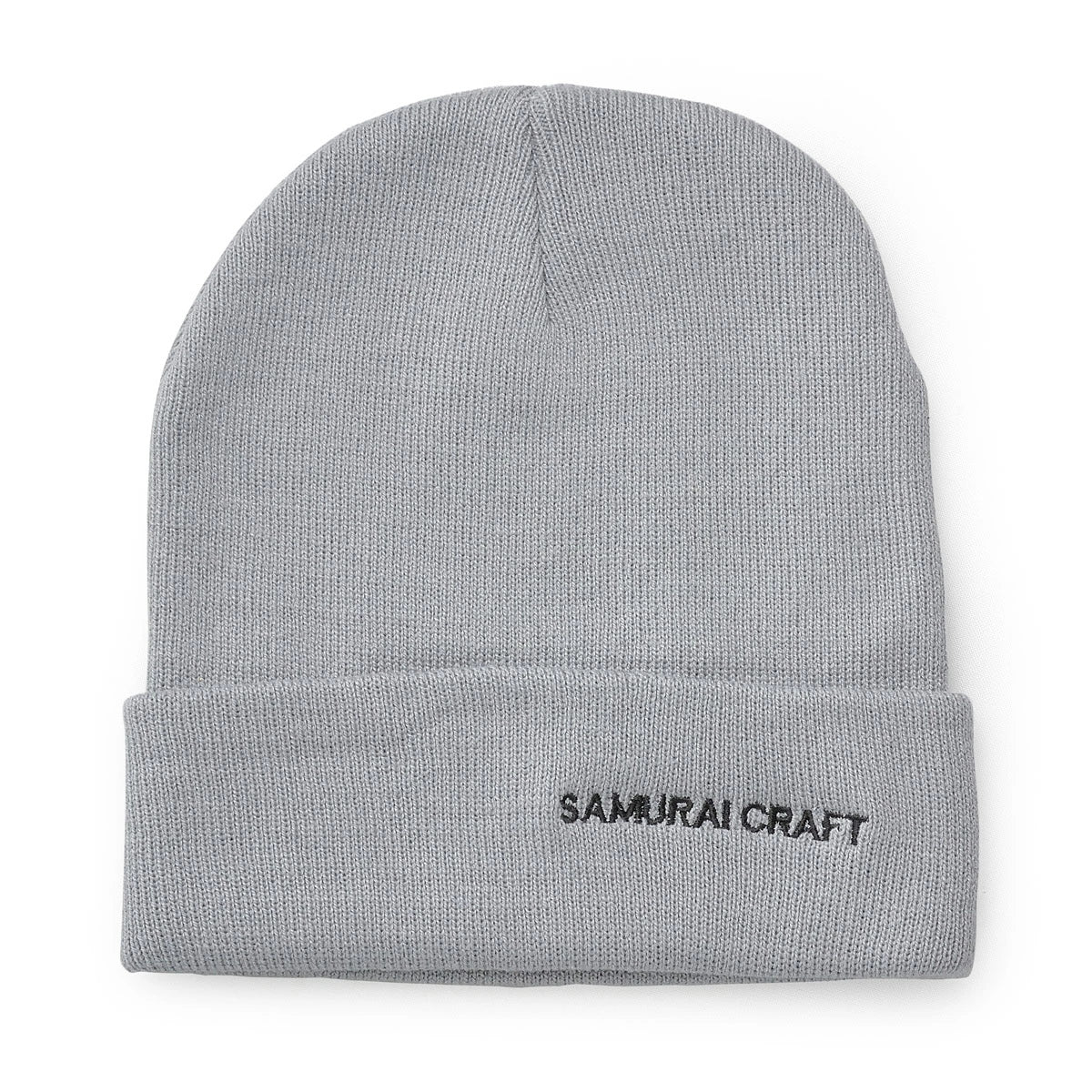【SAMURAI CRAFT】サムライクラフト オリジナル SC ニット帽 ニットキャップ ビーニー カスタムキャップ ロゴ刺繍 キャップ ブラック グレー ネイビー 帽子 アメカジ