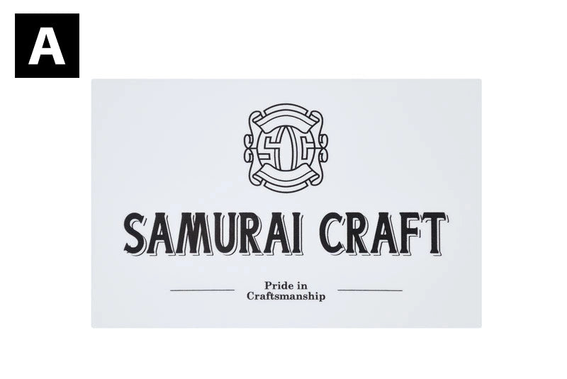 サムライクラフト ロゴ入り オリジナル ステッカー