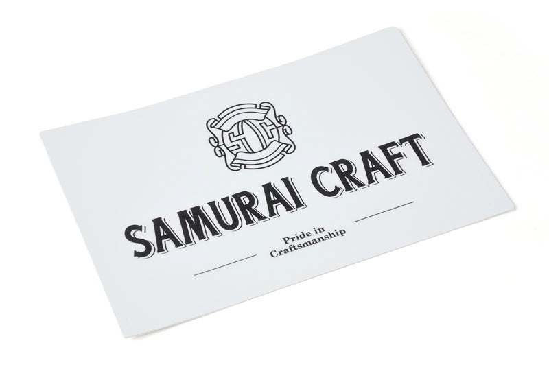 サムライクラフト ロゴ入り オリジナル ステッカー