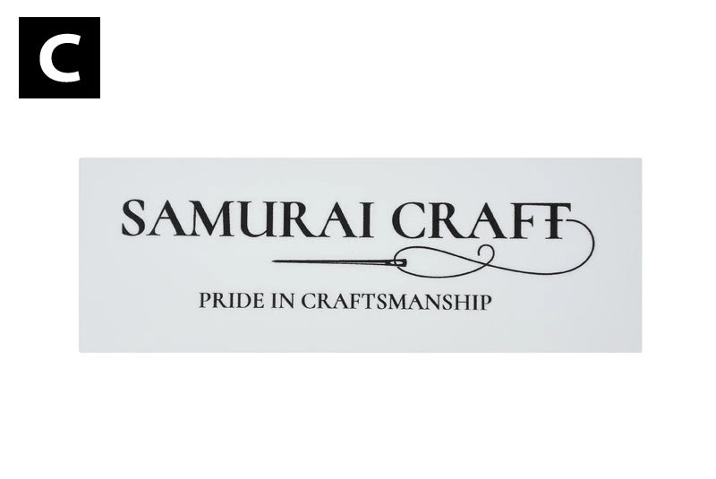 サムライクラフト ロゴ入り オリジナル ステッカー