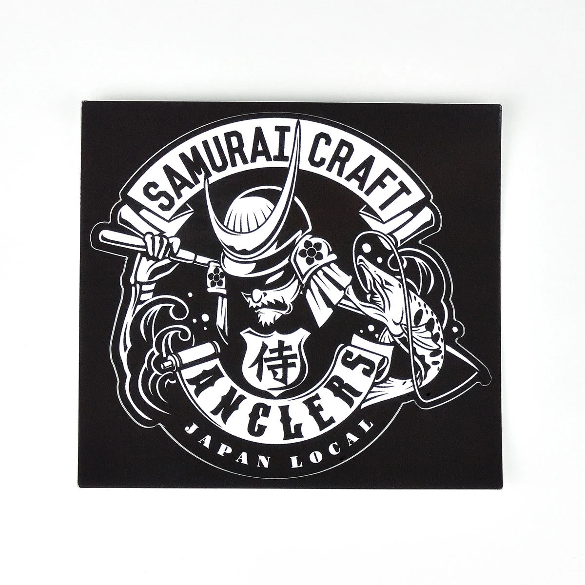 サムライクラフト ロゴ入り オリジナル 侍アングラーズ ステッカー