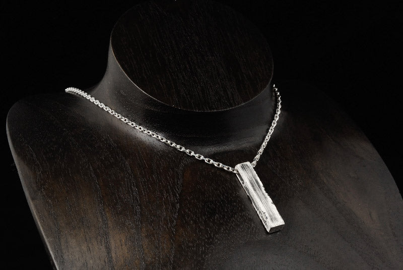 サムライクラフト ダメージドバー ヘアラインフィニッシュ ペンダントトップ SV925