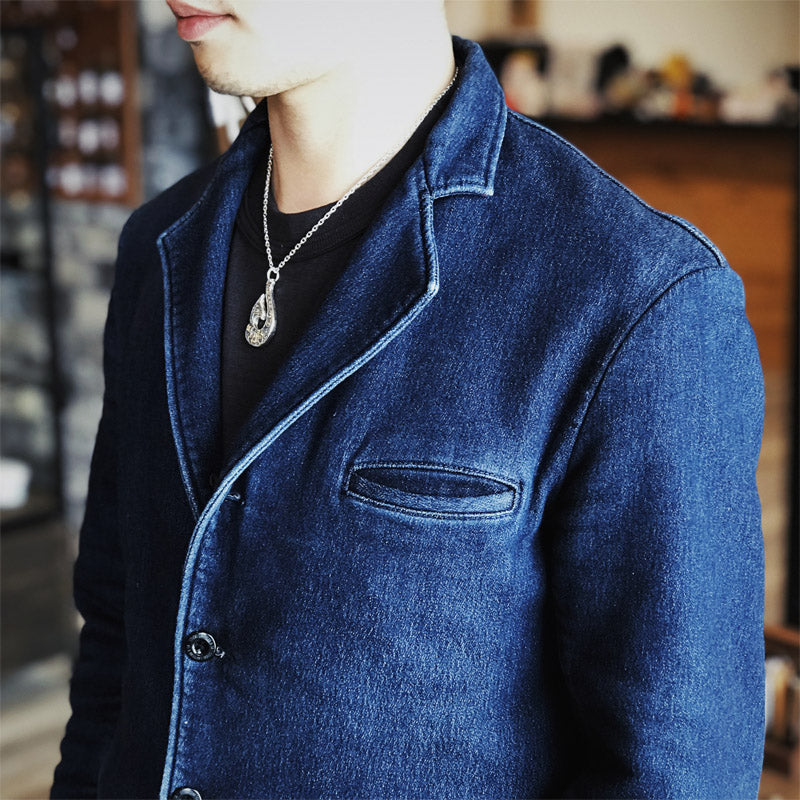 サムライクラフト ダブルフェイス フィッシュフック モチーフ ペンダントトップ