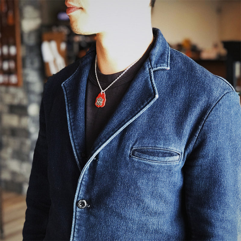 サムライクラフト ペンダントトップ フルハイド モノグラムモチーフ  シルバー925
