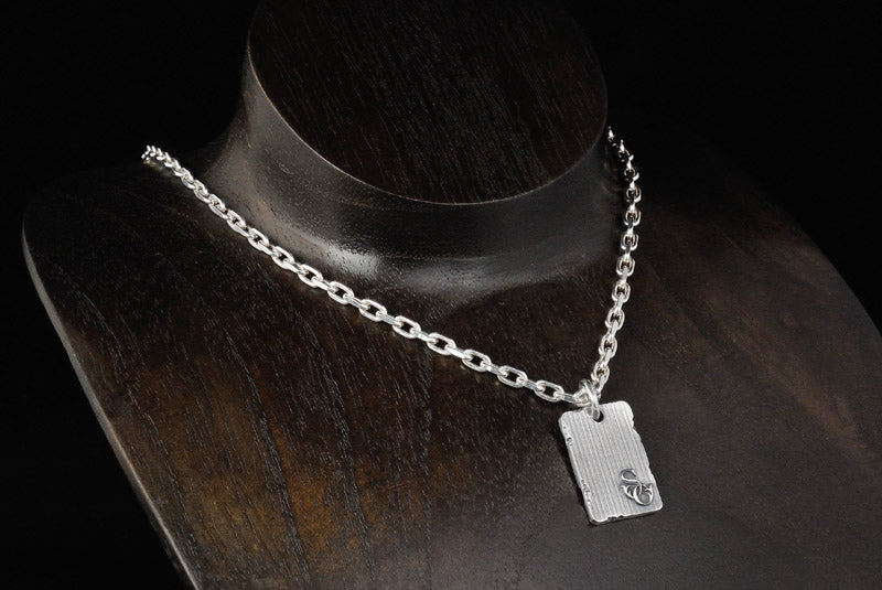 サムライクラフト ペンダントトップ プレート ロゴ刻印 SV925