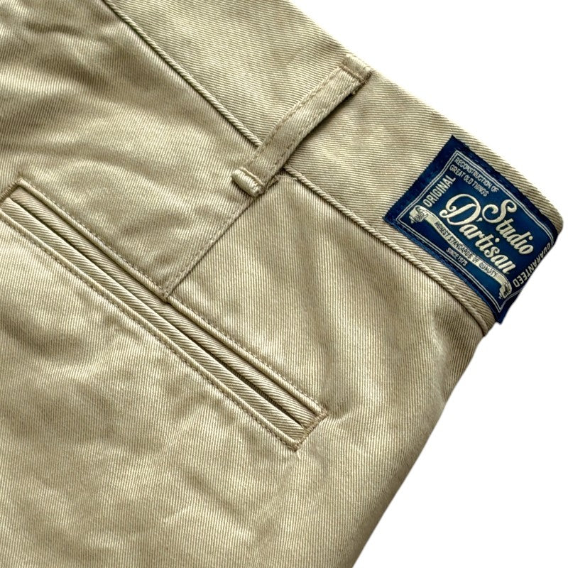 Studio D'artisan ステュディオダルチザン 1925 チノショーツ ハーフパンツ Shorts ワンウォッシュ
