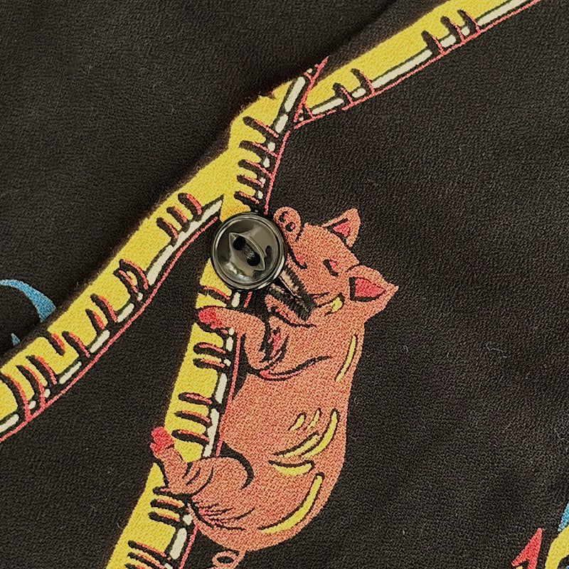 Studio D'artisan ダルチザン 5742 コットンアロハシャツ PALM CLIMBER