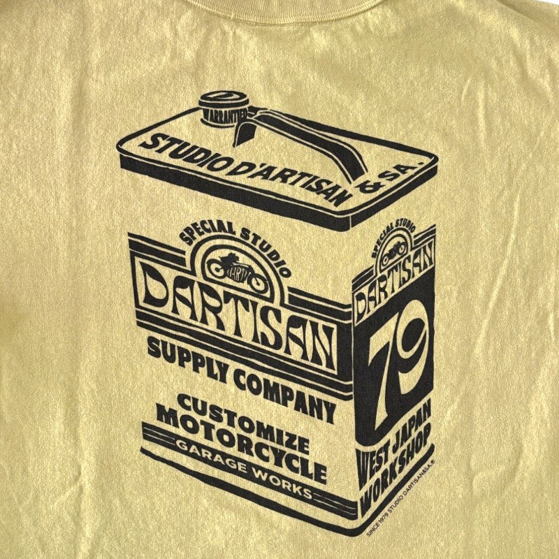 Studio D'artisan ステュディオダルチザン 8165B 吊り編み プリント Tシャツ