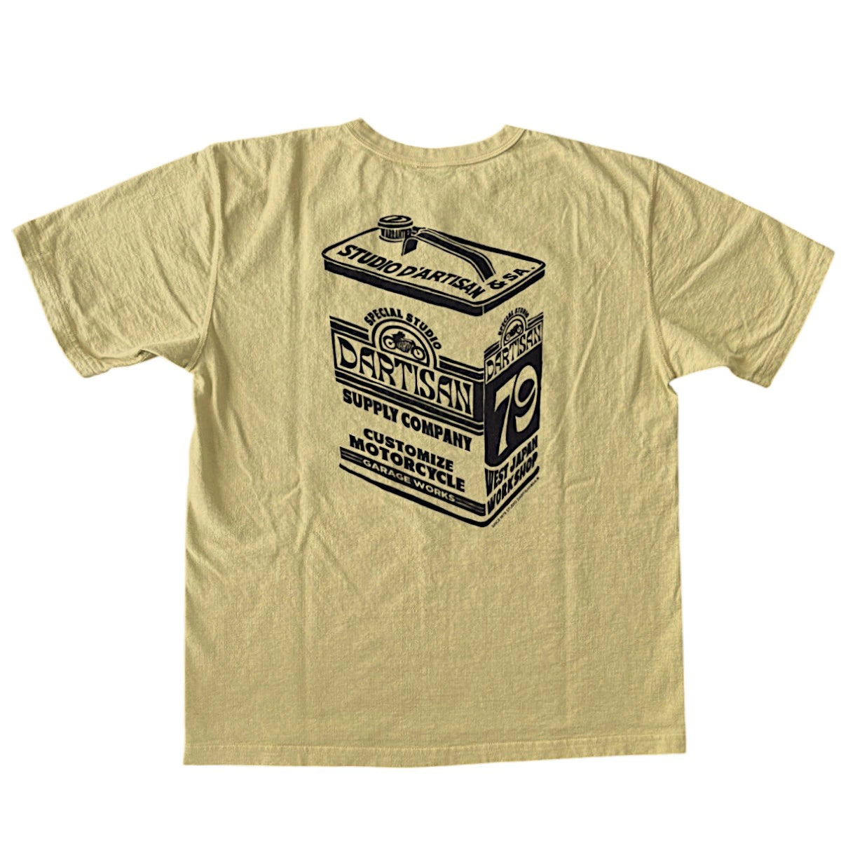 Studio D'artisan ステュディオダルチザン 8165B 吊り編み プリント Tシャツ