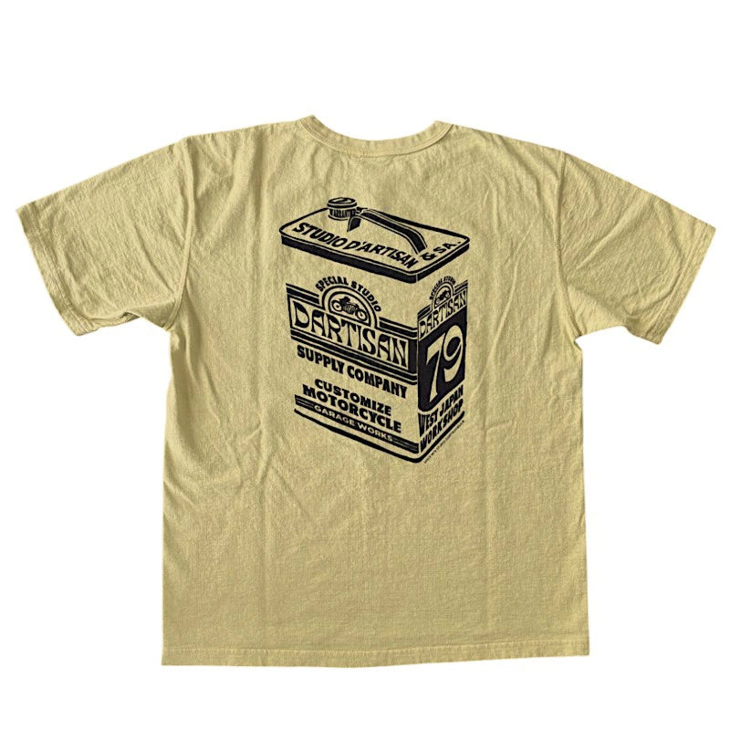 Studio D'artisan ステュディオダルチザン 8165B 吊り編み プリント Tシャツ