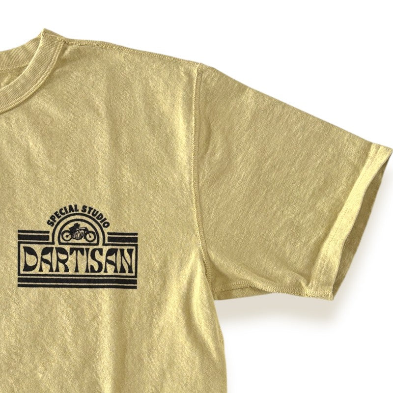 Studio D'artisan ステュディオダルチザン 8165B 吊り編み プリント Tシャツ