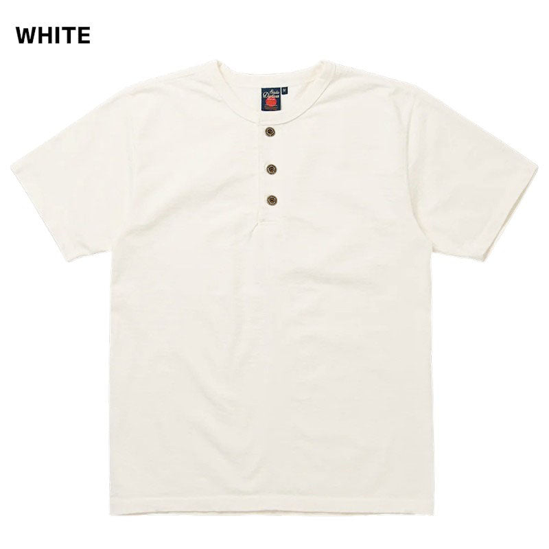 Studio D'artisan ステュディオダルチザン 8213 吊り編み ヘンリーネック パックTシャツ