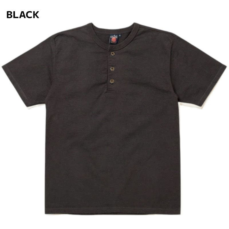 Studio D'artisan ステュディオダルチザン 8213 吊り編み ヘンリーネック パックTシャツ