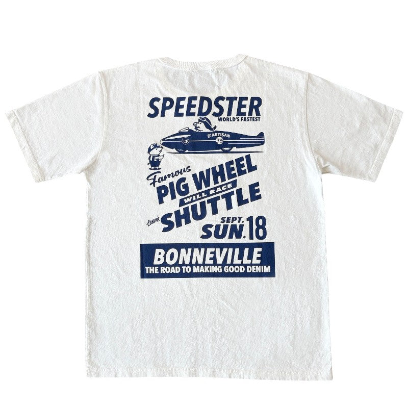 Studio D'artisan ステュディオダルチザン 8232B USAコットンプリントTシャツ 半袖