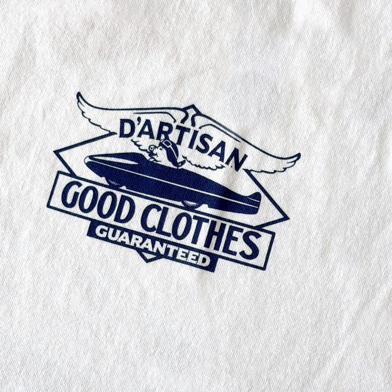Studio D'artisan ステュディオダルチザン 8232B USAコットンプリントTシャツ 半袖