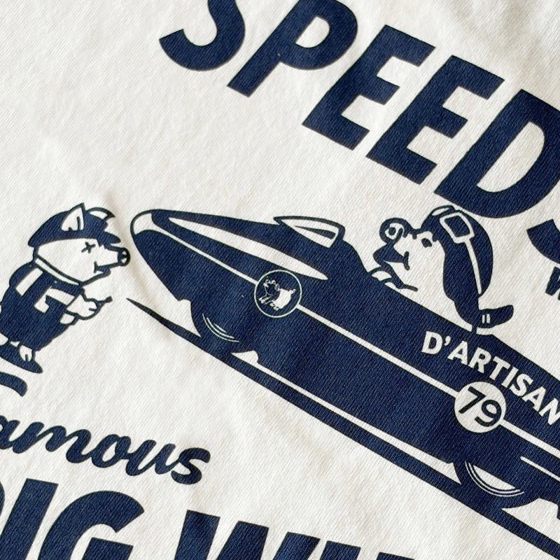 Studio D'artisan ステュディオダルチザン 8232B USAコットンプリントTシャツ 半袖