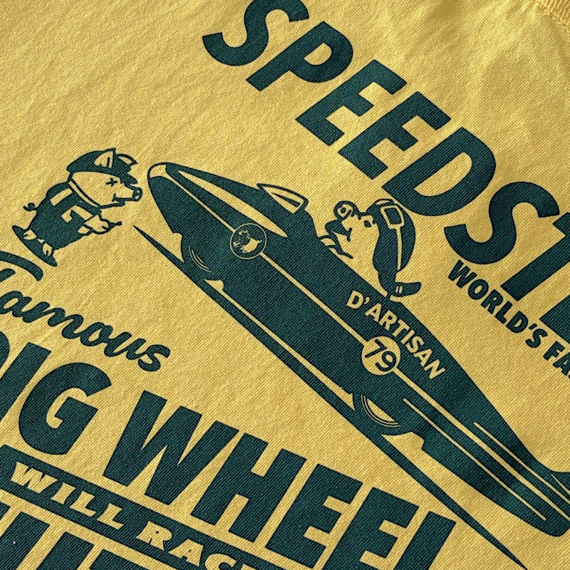 Studio D'artisan ステュディオダルチザン 8232B USAコットンプリントTシャツ 半袖