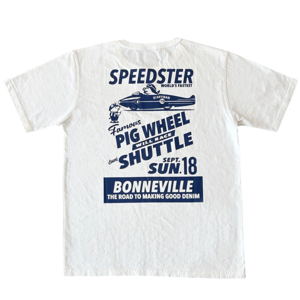 Studio D'artisan ステュディオダルチザン 8232B USAコットンプリントTシャツ 半袖