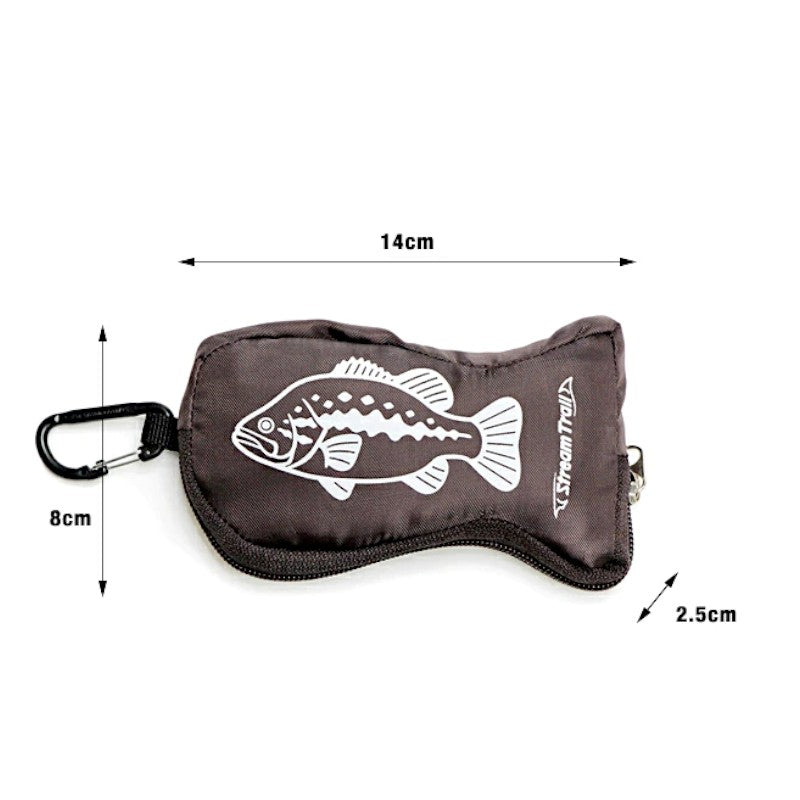 ストリームトレイルECO FISH エコバッグ フィッシュ カラビナ キーホルダー