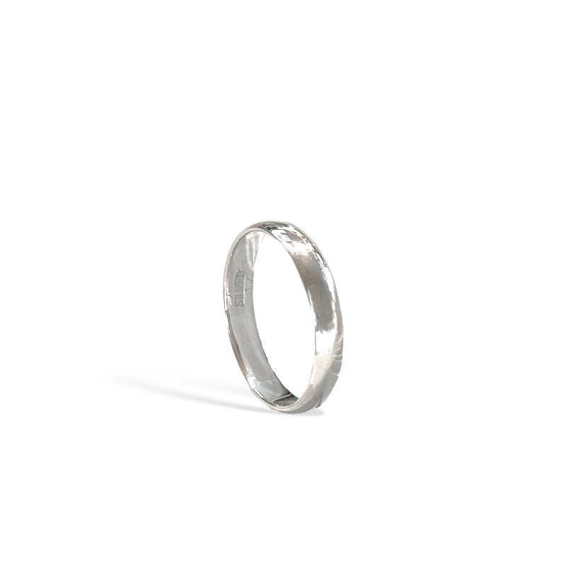 シルバー925 甲丸リング 地金リング 4mm幅