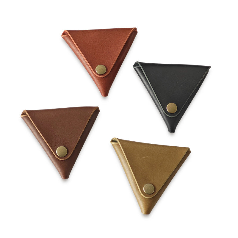 サムライクラフト 三角 コインケース M オイルレザー