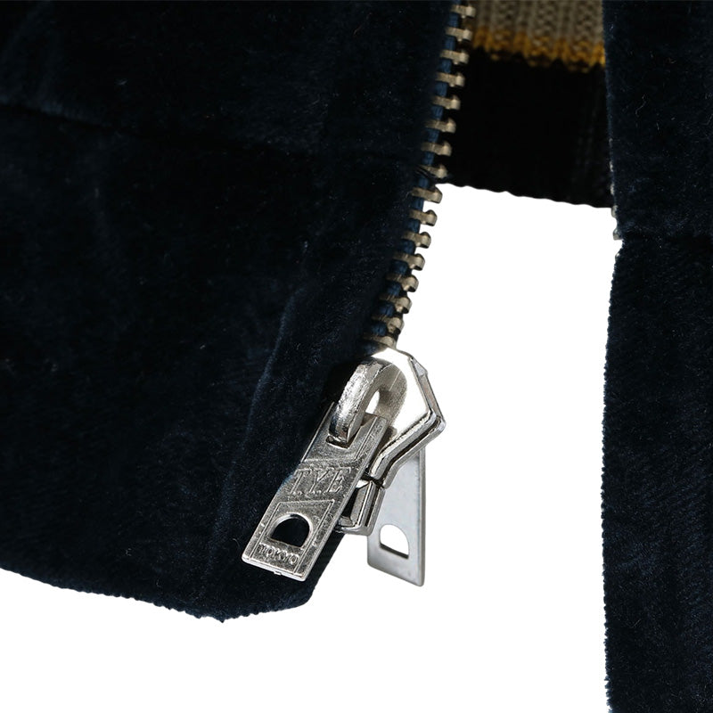 テーラー東洋 スーベニアジャケット スカジャン リバーシブル 別珍 中綿 キルティング タイガー 虎 ジャパンマップ 日本地図 富士山 TT15792-128 ネイビー