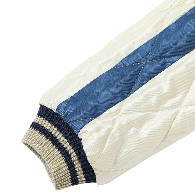 テーラー東洋 スーベニアジャケット スカジャン リバーシブル 別珍 中綿 キルティング ドラゴン 龍 イーグル 鷲 TT15792-138 ブラウン