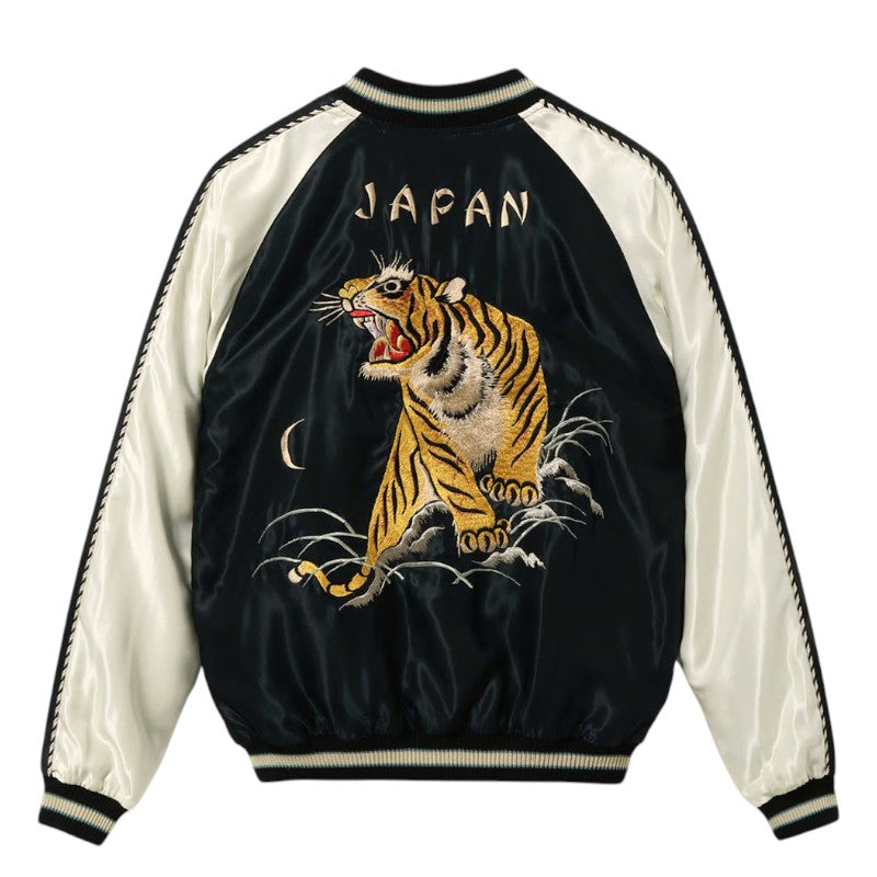 テーラー東洋 スーベニアジャケット スカジャン TT15877-119 ROARING TIGER × BLACK DRAGON