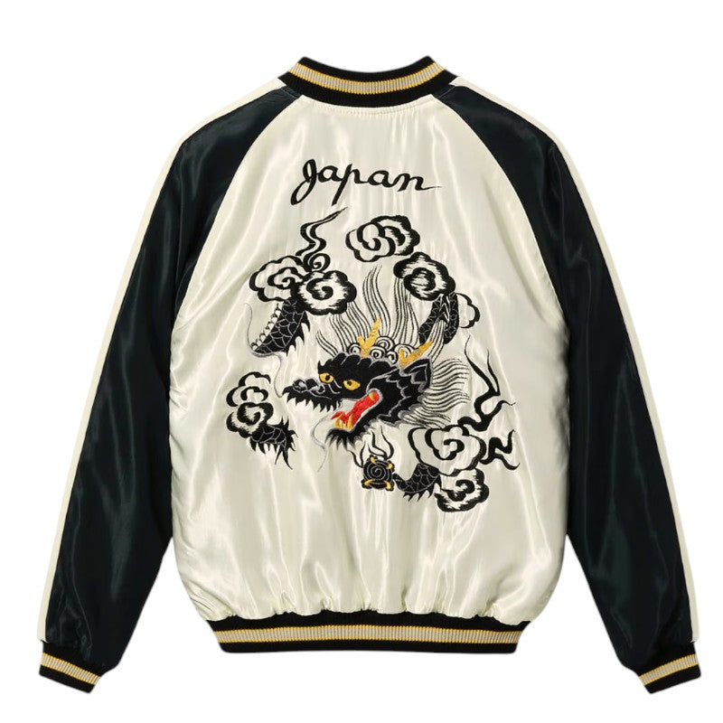テーラー東洋 スーベニアジャケット スカジャン TT15877-119 ROARING TIGER × BLACK DRAGON
