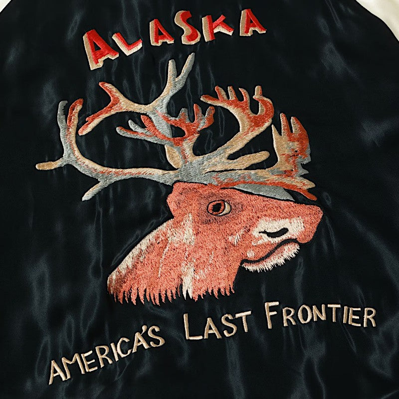 テーラー東洋 スーベニアジャケット スカジャン TT15973-119 MOOSE × ALASKAN EAGLE アラスカジャンキルトスカ