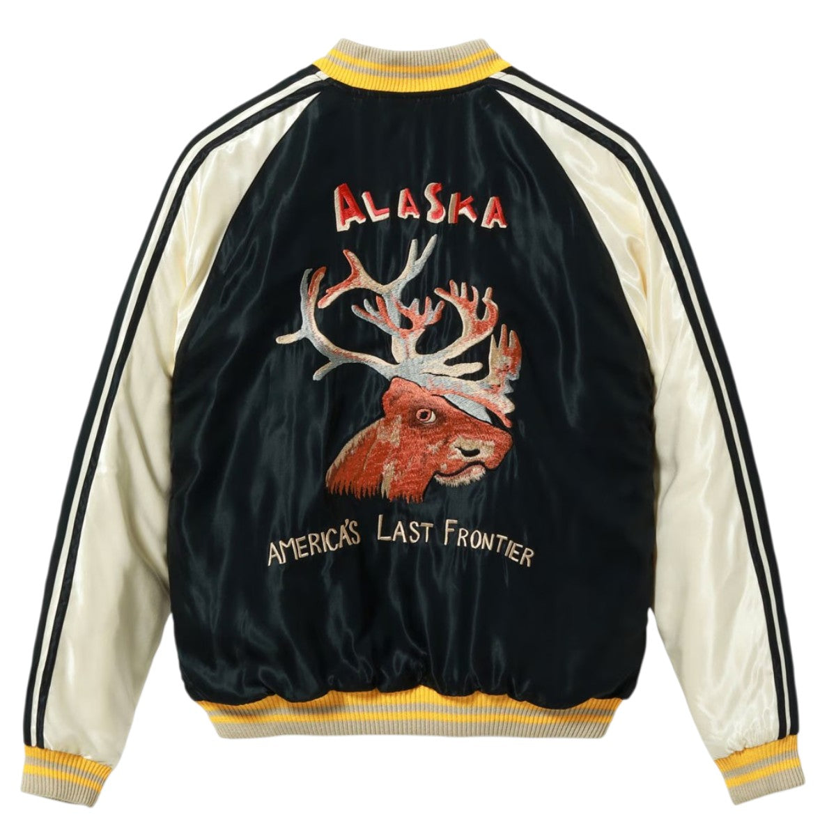 テーラー東洋 スーベニアジャケット スカジャン TT15973-119 MOOSE × ALASKAN EAGLE アラスカジャンキルトスカ