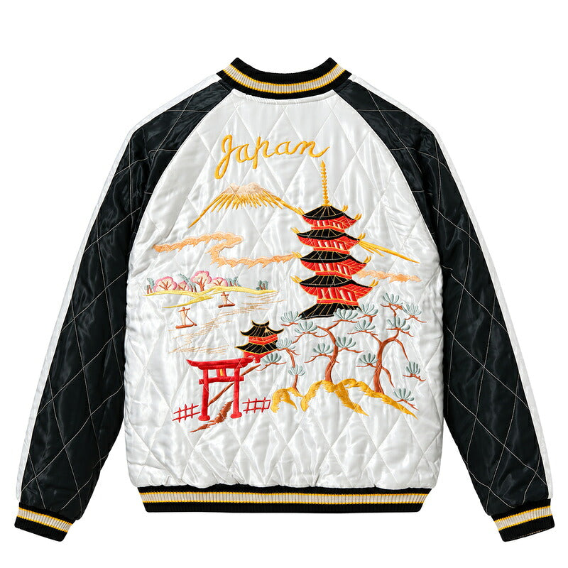 TAILOR TOYO TT15974-119 RED TIGER × LANDSCAPE ブラック 裏側 背面