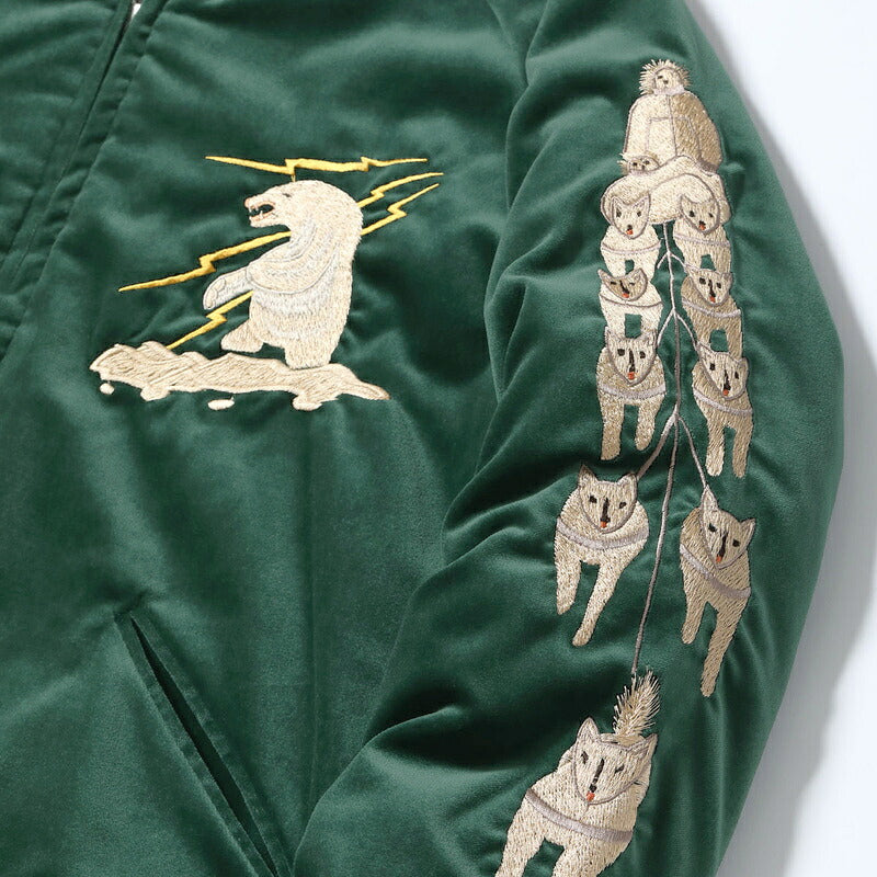 TAILOR TOYO TT15974-145 POLAR BEAR × ALASKA MAP グリーン 詳細