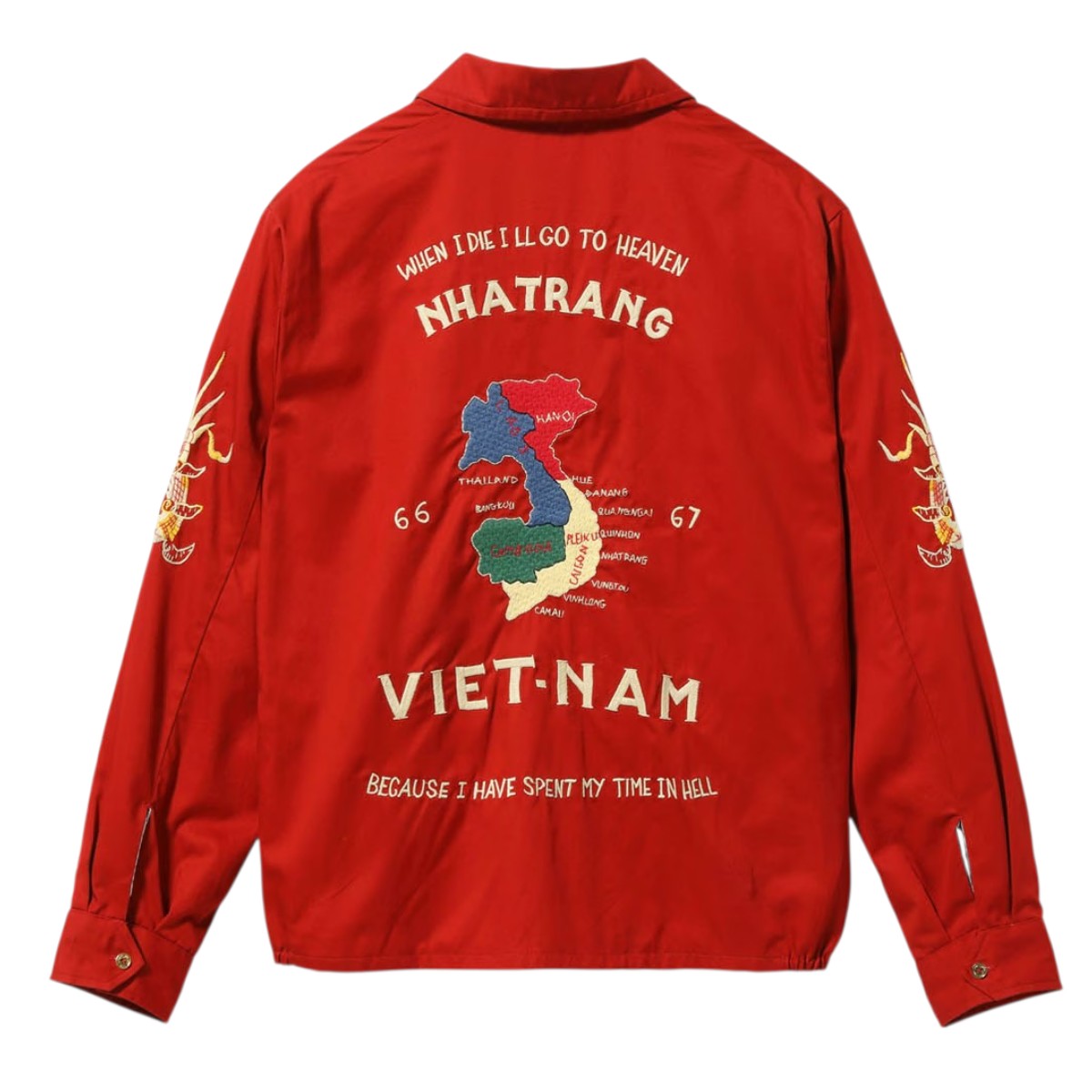 テーラー東洋 ベトナムジャケット TT15977 VIETNAM MAP Mid 1960s Style