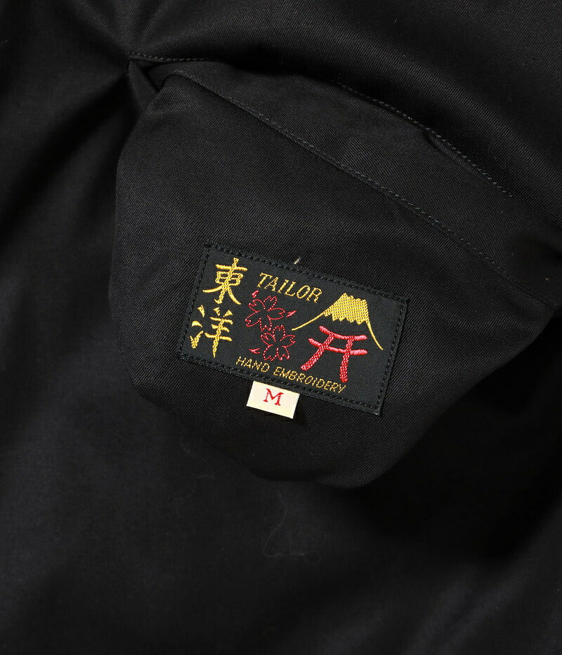 TAILORTOYOTT15979119BLACKリバーシブルベトジャン商品詳細6