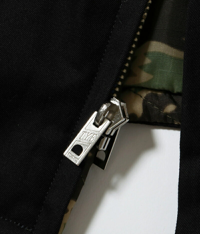 TAILORTOYOTT15979119BLACKリバーシブルベトジャン商品詳細4