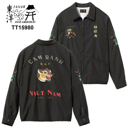 TAILORTOYOTT15980119BLACKエイジング加工ベトジャンTOP画像