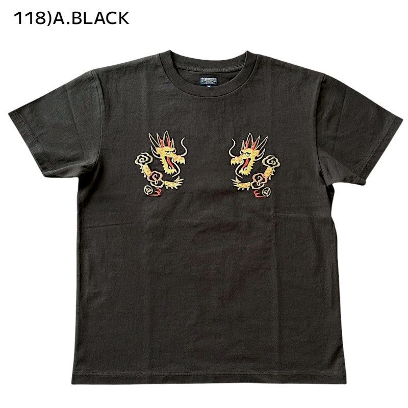 TAILOR TOYO テーラー東洋  TT79744 スカ Tシャツ DRAGON 龍 スカT