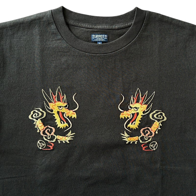 TAILOR TOYO テーラー東洋  TT79744 スカ Tシャツ DRAGON 龍 スカT
