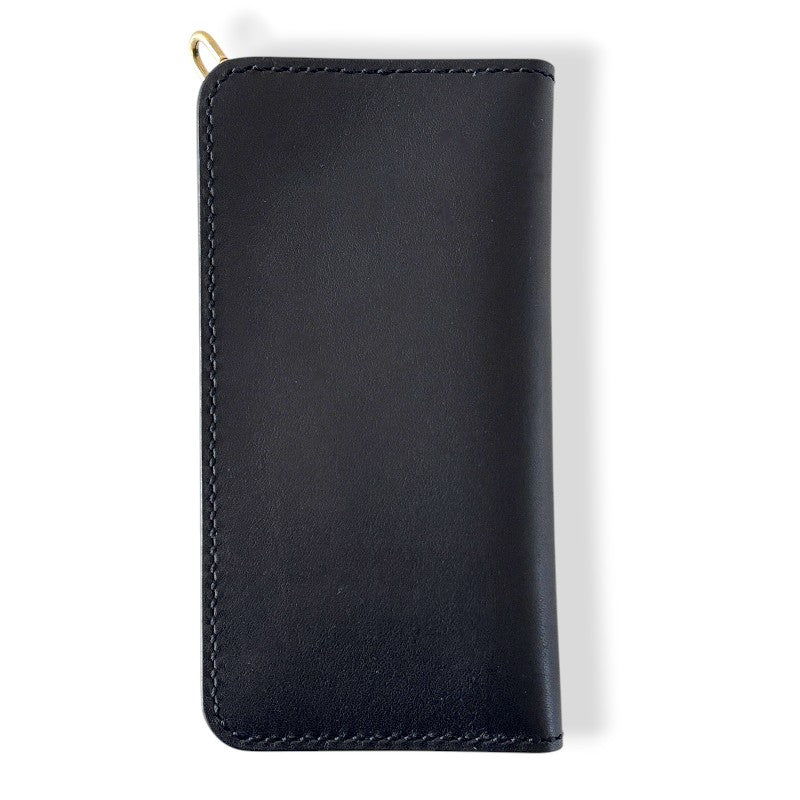 サムライクラフト トラッカーズウォレット ブラック （金具：真鍮色