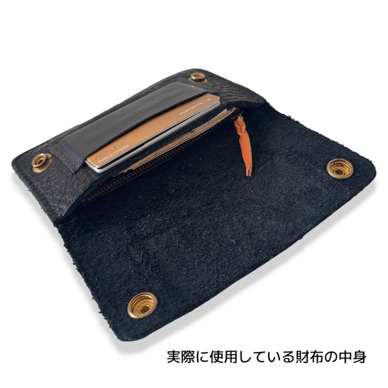 サムライクラフト ミドルサイズ トラッカーウォレット アメリカンバイソン （真鍮）　- Limited Edition -