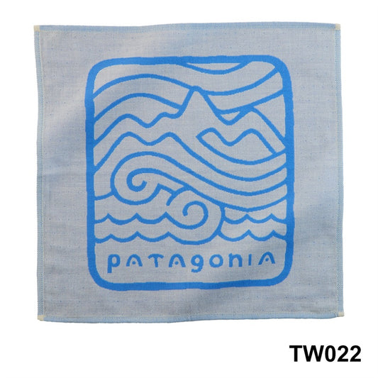 Patagonia 今治ガーゼ フェイス タオル TW022 Aquatic Blue メイン画像