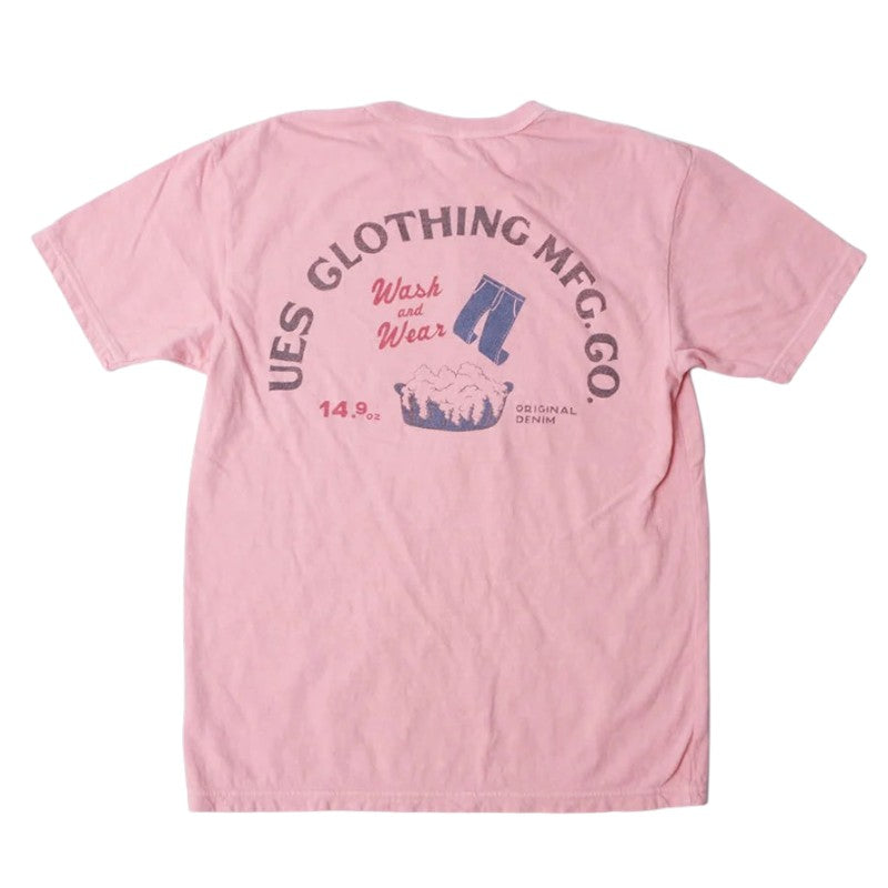 UES ウエス  652605 WASH & WEAR Tシャツ 多色 プリントT