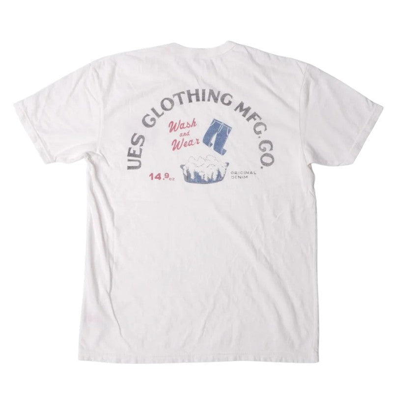 UES ウエス  652605 WASH & WEAR Tシャツ 多色 プリントT