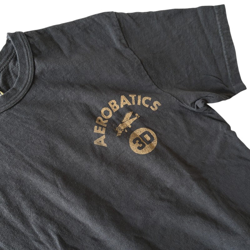 UES ウエス 652607 飛行機 Tシャツ ラバープリントT