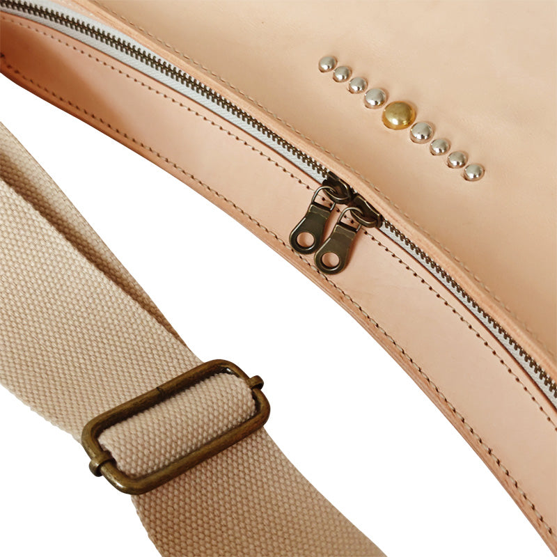 サムライクラフト アーバンパティナショルダー スタッズカスタム サドルレザー ナチュラル