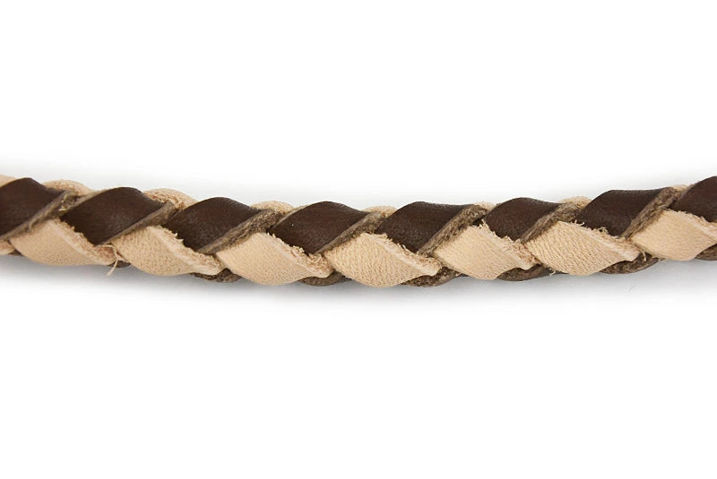 サムライクラフト ウォレットチェーン ダイヤ編み 4本編み サドルレザー オイルレザー