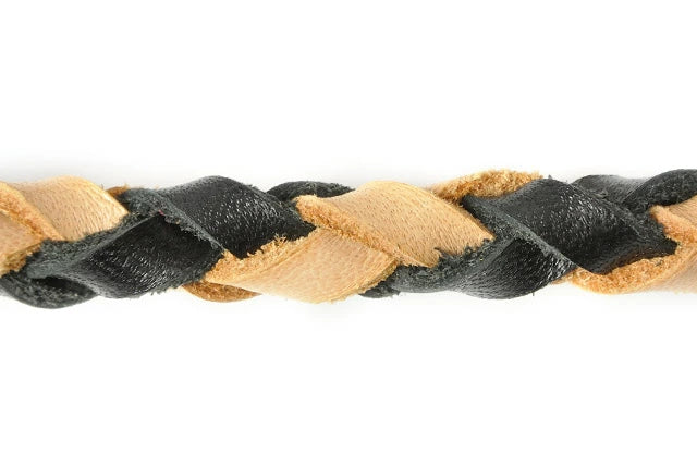 サムライクラフト ウォレットチェーン らせん編み 4本編み サドルレザー オイルレザー