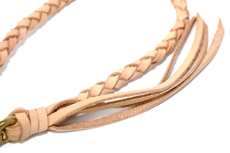 サムライクラフト ウォレットチェーン 4本編み サドルレザー オイルレザー