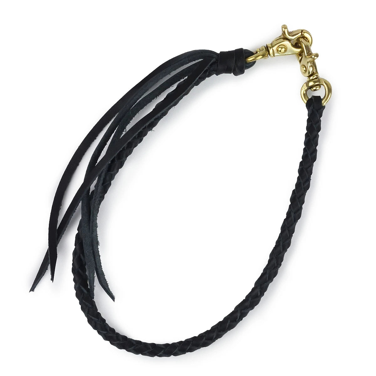 サムライクラフト ウォレットチェーン 4本編み サドルレザー オイルレザー